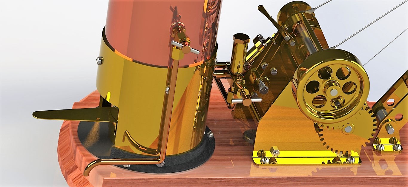 蒸汽起重机结构模型3D图纸 Solidworks设计